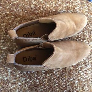 Diba brown booties size 9.5